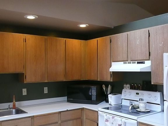 Kitchen with Vaulted Ceilings