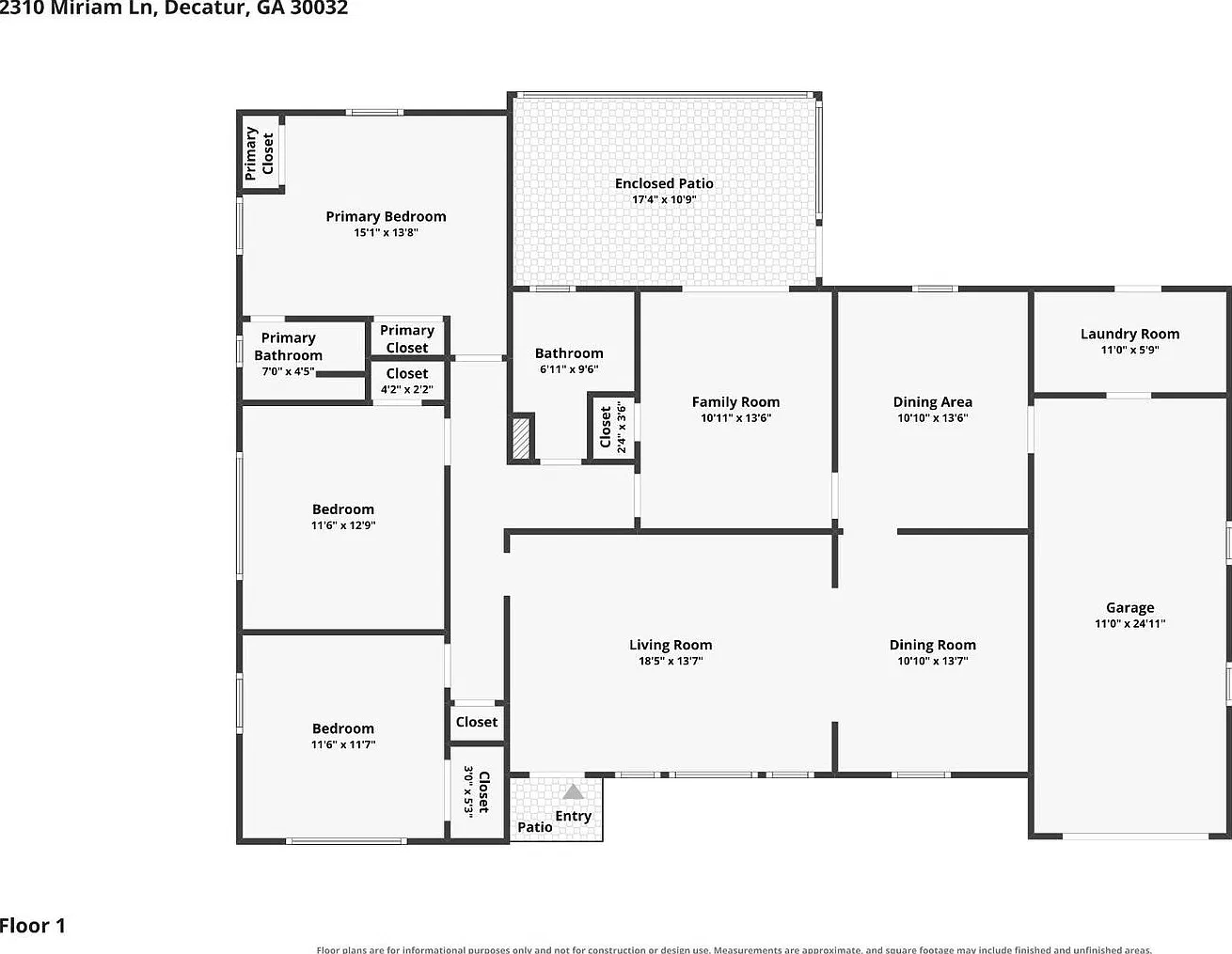 3BD/2BA Ranch Home for Rent Fenced Yard, Garage & Hardwoods — Photo 2