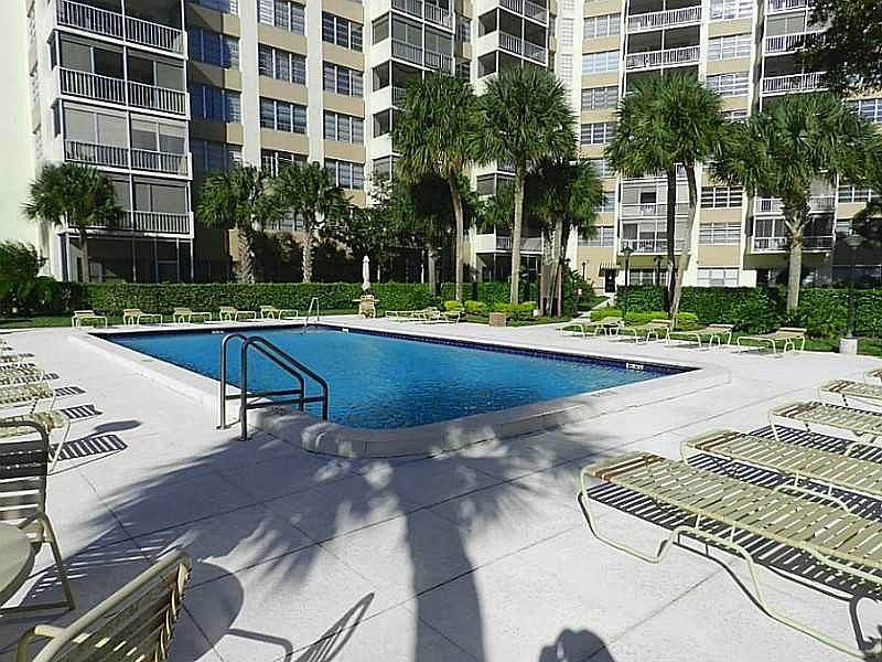BUILDING AND POOL AREA