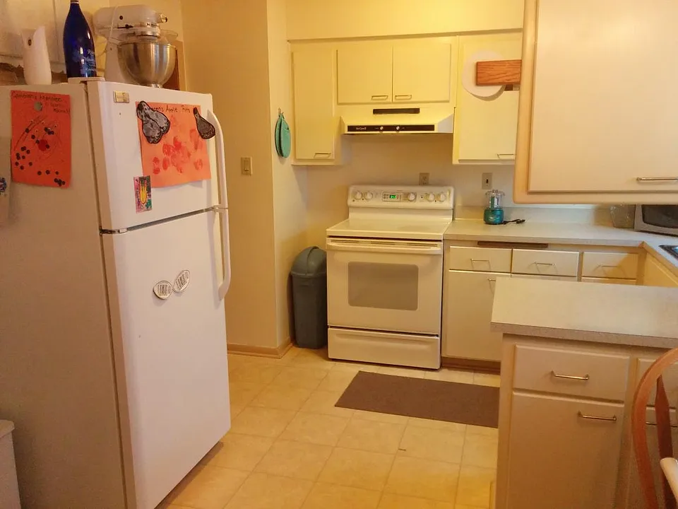 Kitched with updated appliances