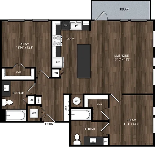 Floor plan B3