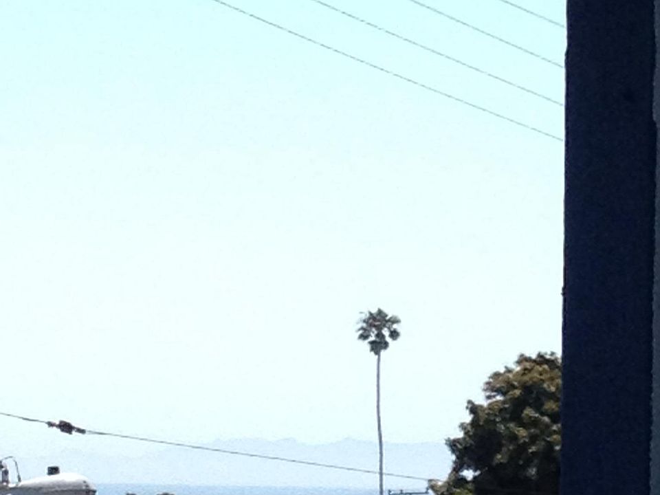 View of ocean from private porch