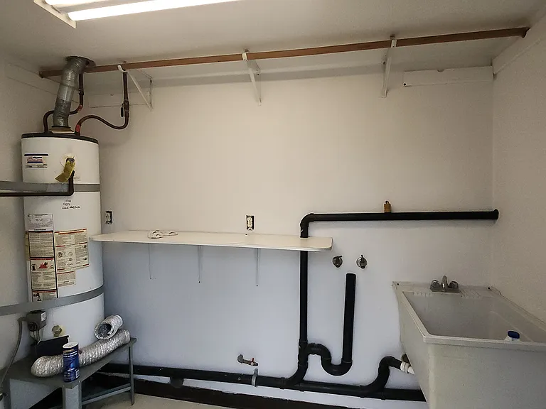 Outside laundry room