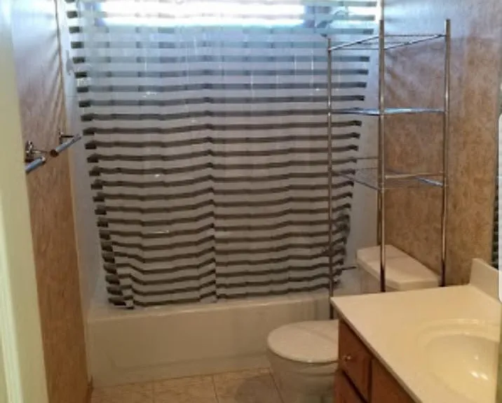 Hallway bathroom