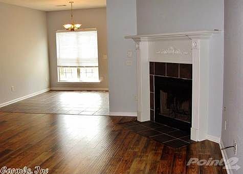 Large living room opens to the dining area.