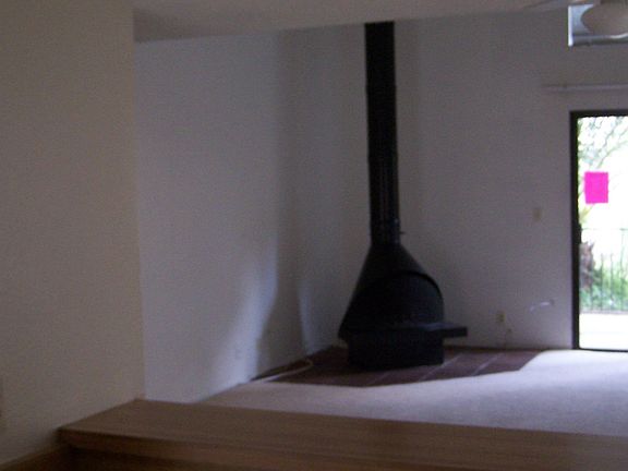 See Fireplace from Kitchen