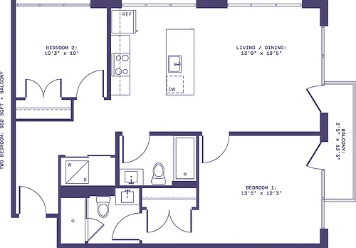 Floor plan B3