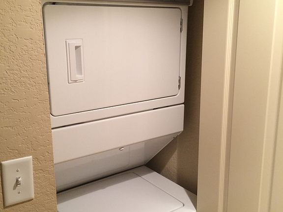 In unit washer and dryer