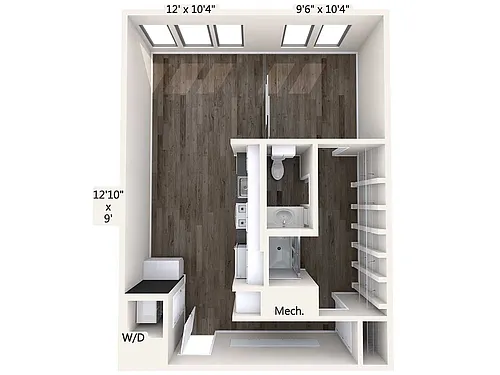 Floor plan A3-standard-terrace
