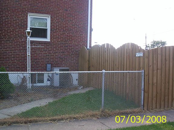 Front of house to back yard - completely enclosed private backyard