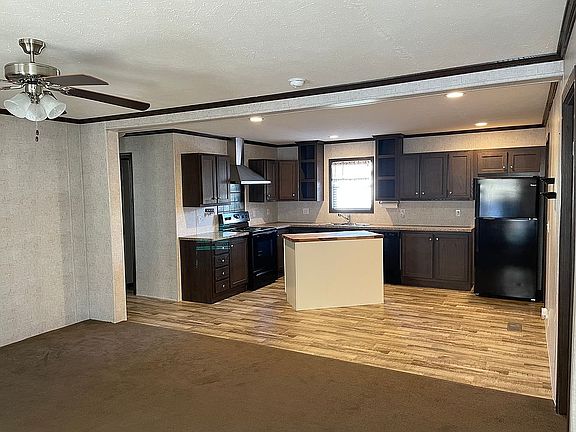 Open concept kitchen