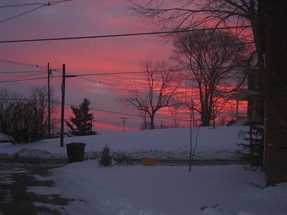 Sunset in Uniontown