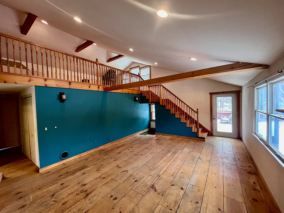 Living room and loft