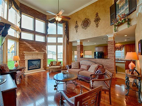 2 story living area with wall of windows!