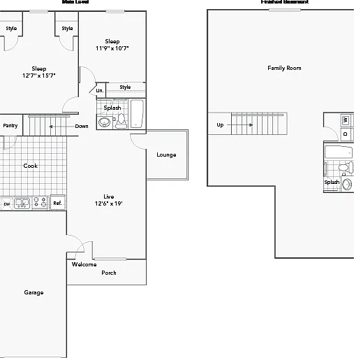 2 BR x 2 BA Duplex - Cherry Hills 2 BR x 2 BA Duplex - Cherry Hills
