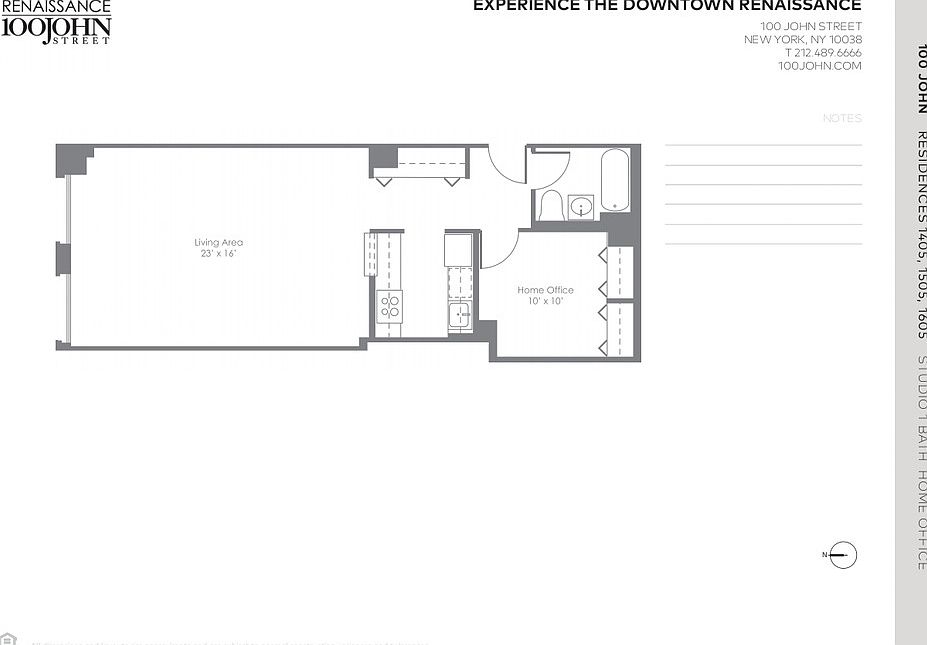 2nd image of 100 John St APT 1405
