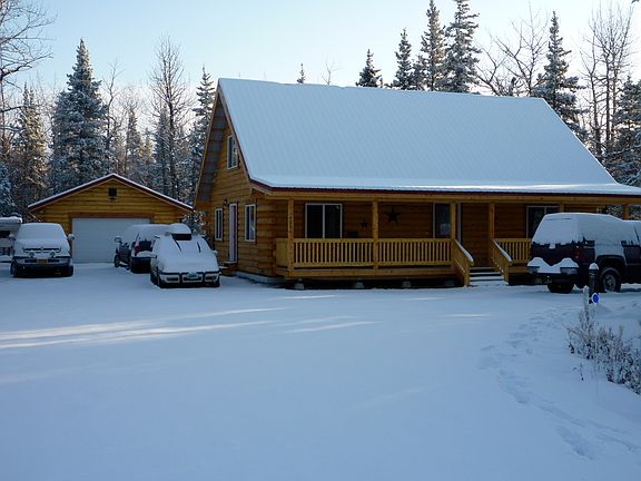 view from road, winter