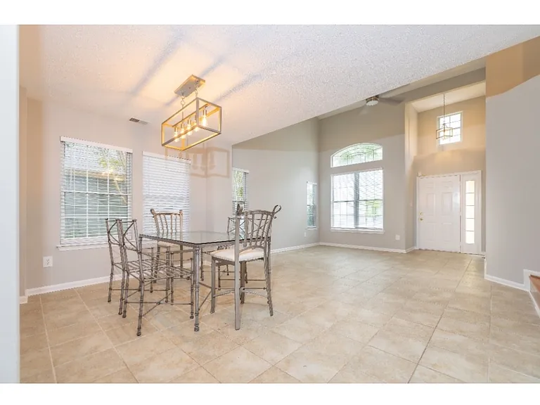 Open dining room
