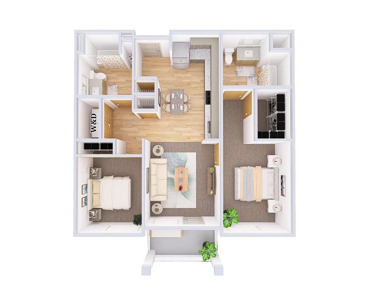 Floor plan Baker