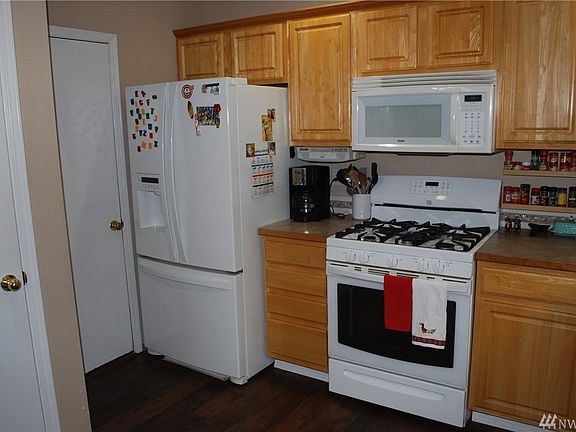 Nicely laid out and access to the garage is conveniently located off the kitchen for unloading of groceries.