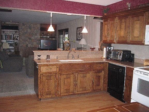 Kitchen into Family Room