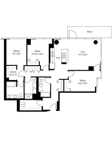 Floor plan C1 01