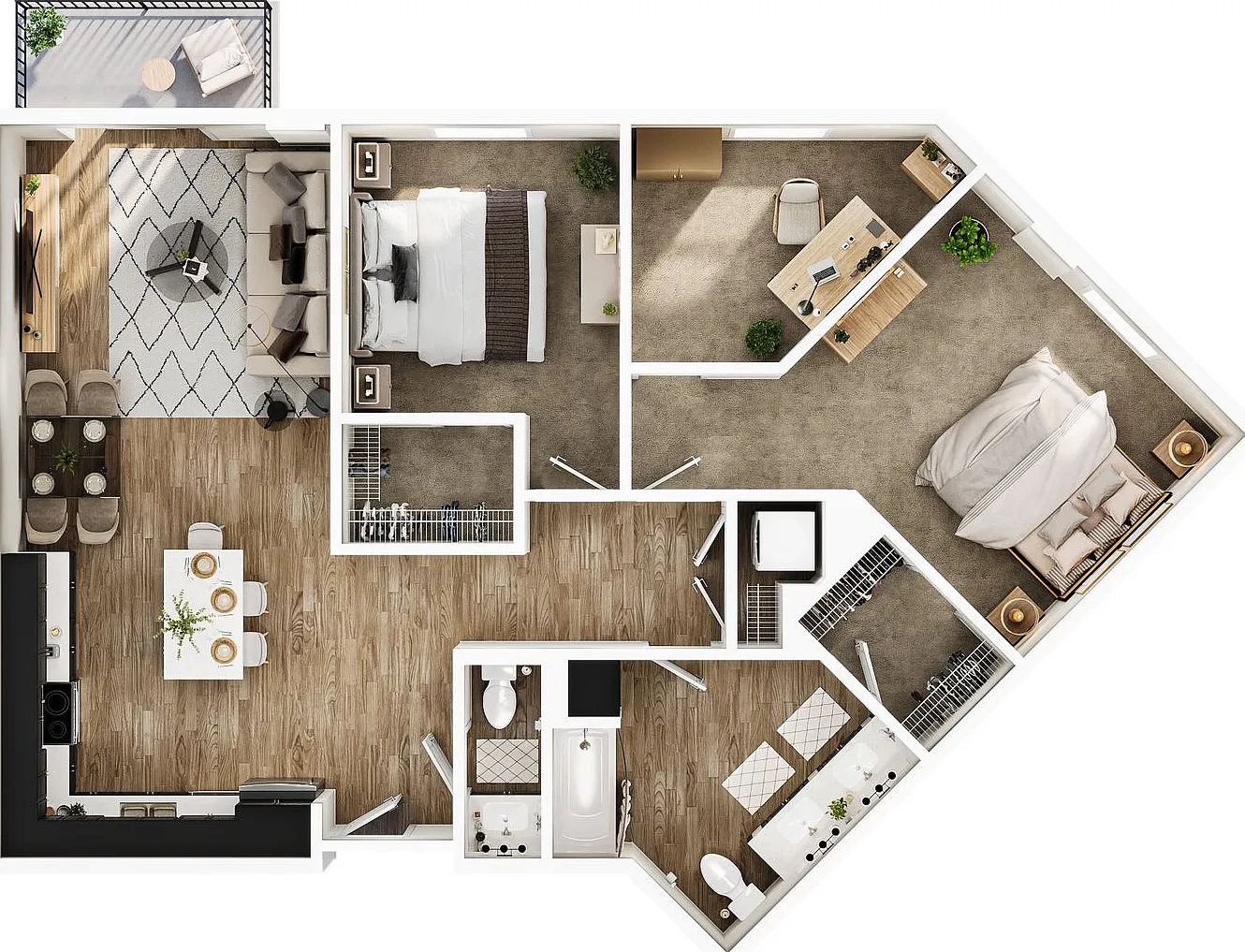 The Quire - 2 Bedroom + Den / 1.5 Bathroom — Photo 2