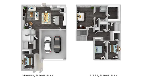 Floor plan 4 Bed 3 Bath