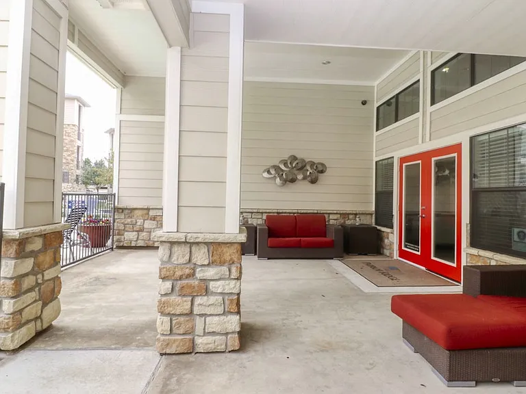 Covered outdoor relaxation areas