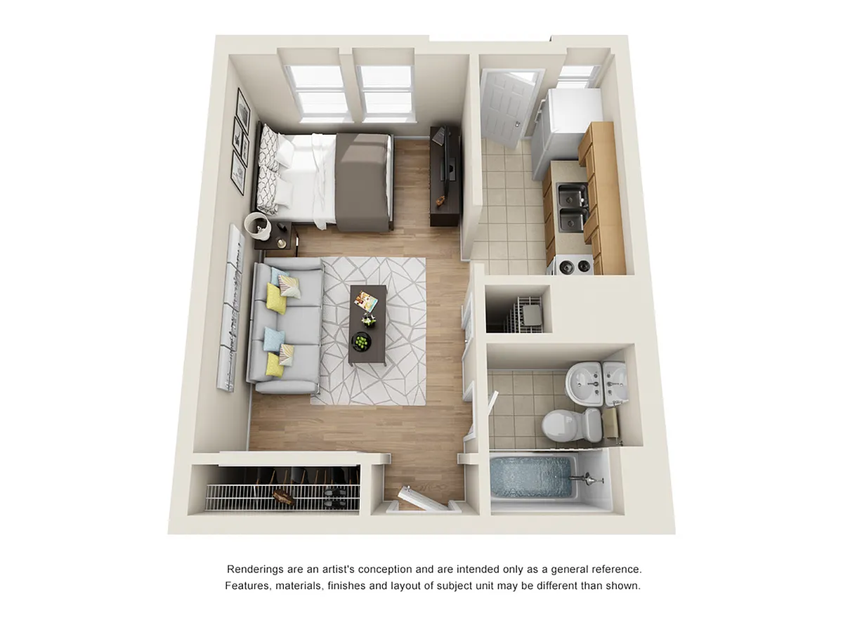Floor plan Studio