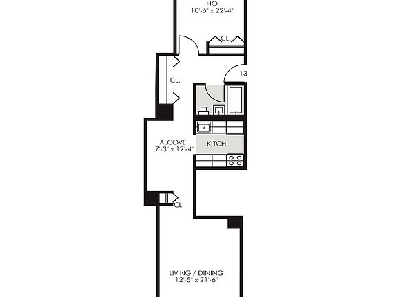 2nd image of 45 Wall St APT 1413