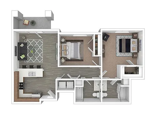 Floor plan 2X2