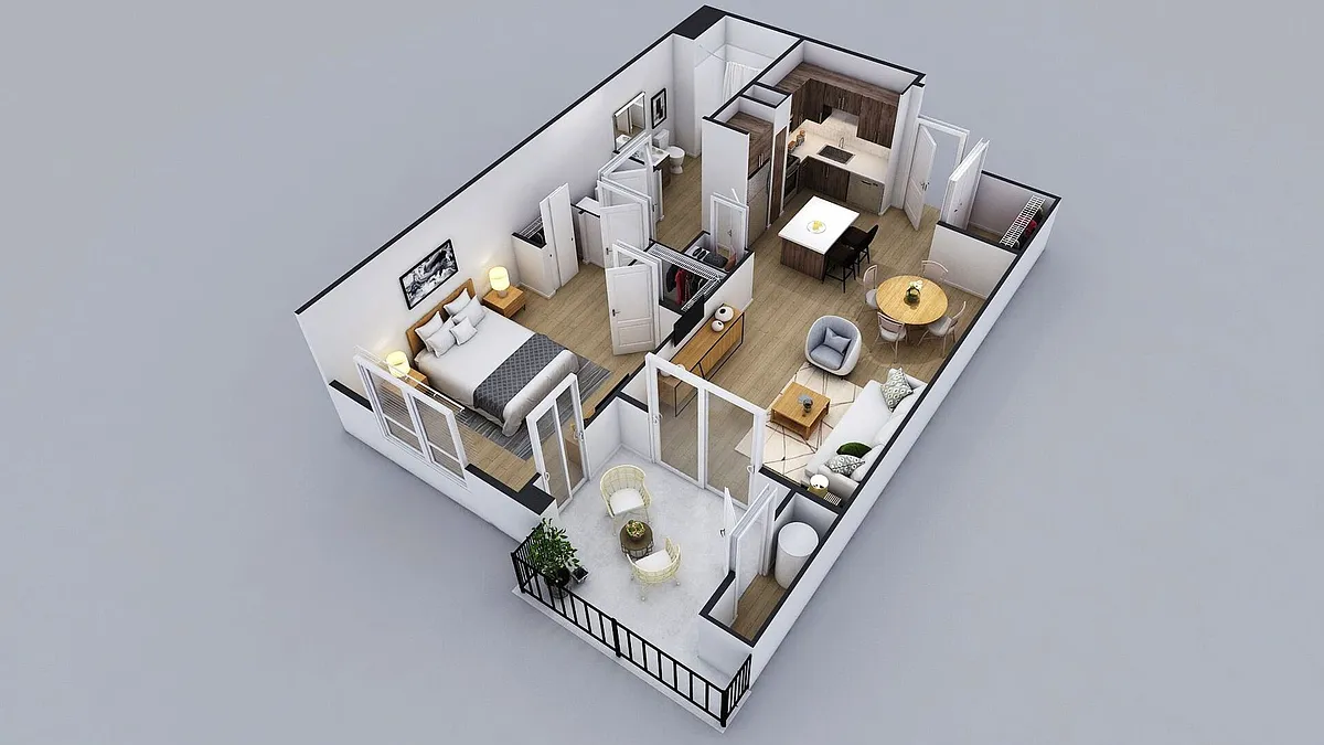 Floor plan Claret-Reno