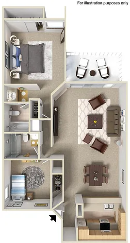 Floor plan 2X2