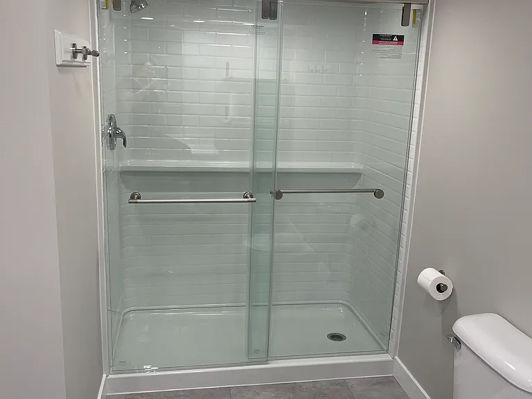 Large Walk-In Shower in Lower-Level Bathroom