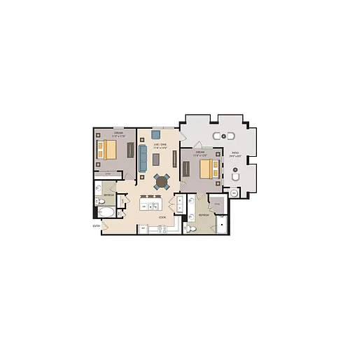 Floor plan B2