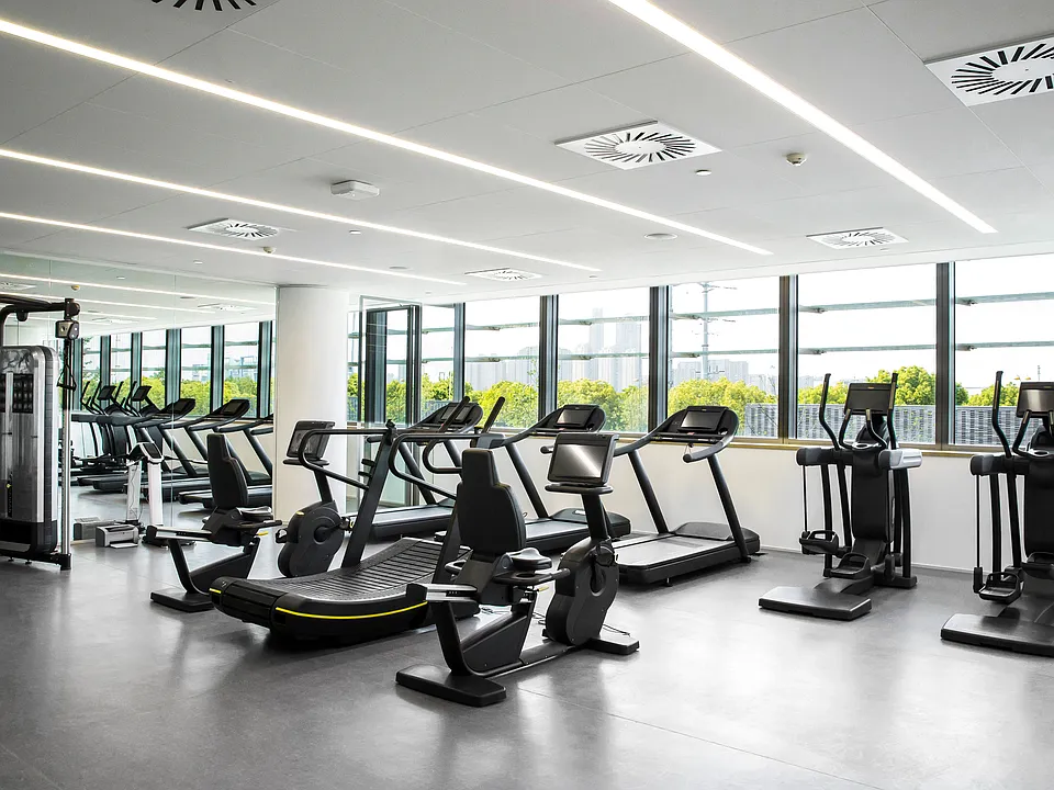 State-of-the-Art Fitness Center - Spacious, Bright, and Fully Equipped