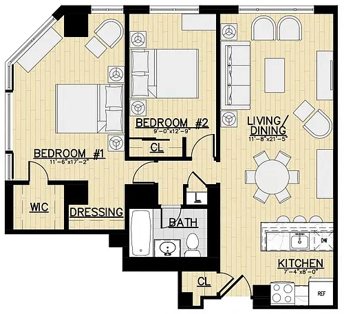 Floor plan C1A