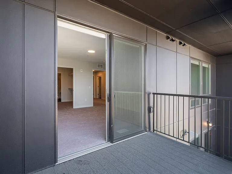 Each town home offers a generous balcony off the primary bedroom.