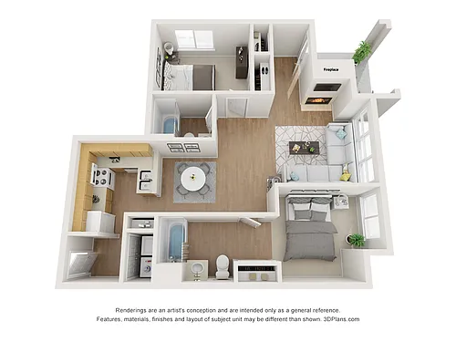 Floor plan 2X2