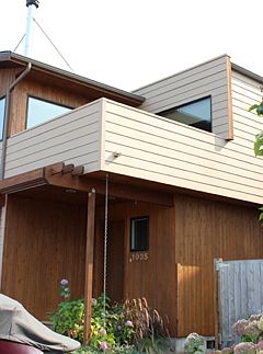 Front porch and upper deck