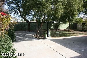 RV pad in back