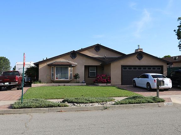 North facing front of house.