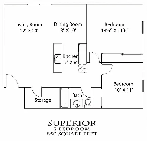 Floor plan Superior