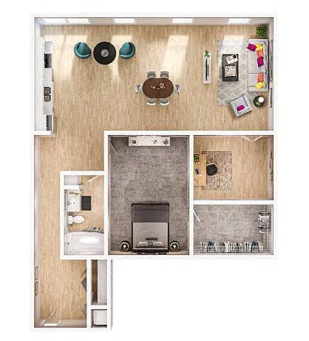 Floor plan A1U-2