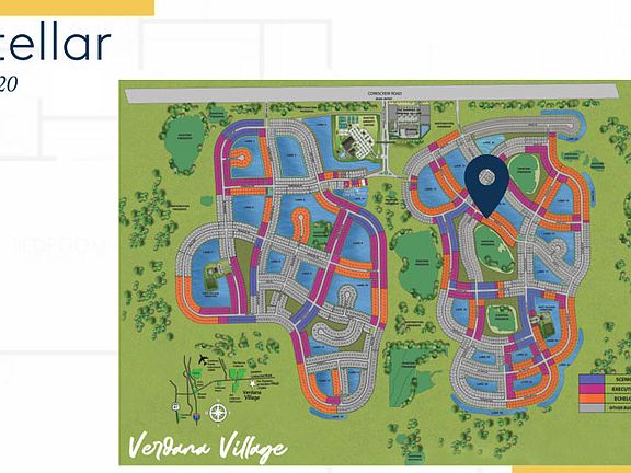 Location of this home within Verdana Village