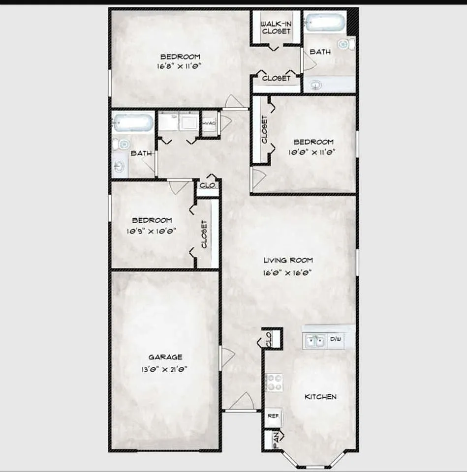 3 bed, 1278 sqft, $2,000 — Photo 1