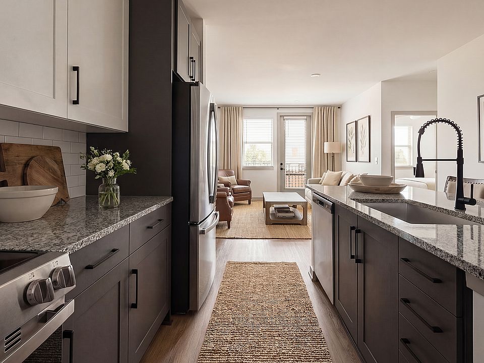 Elevated kitchen finishes like matte black hardware