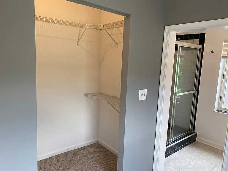 Master bedroom walk-in closet