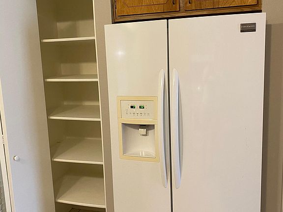 Pantry and side by side refrigerator